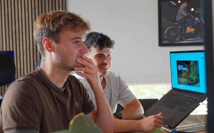 Campagnedata op het scherm